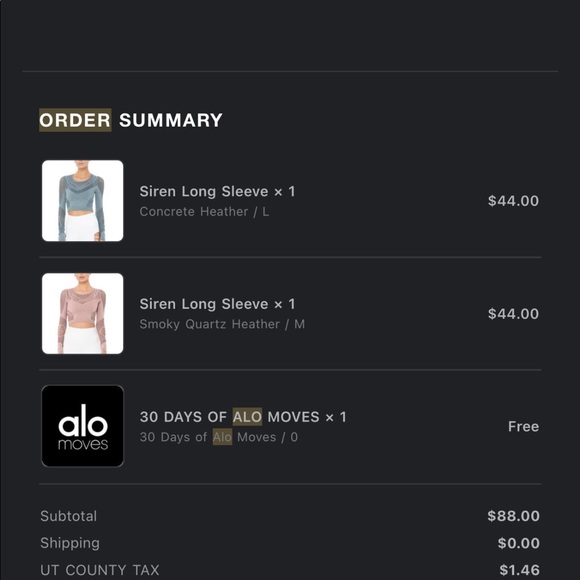 Alo yoga top - Picture 3 of 4